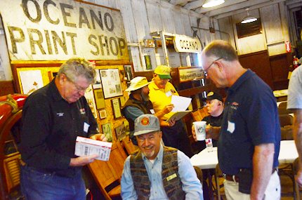 men inside Oceano Depot